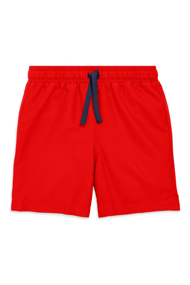 Kids' Swim Trunks, Main, color, TOMATO