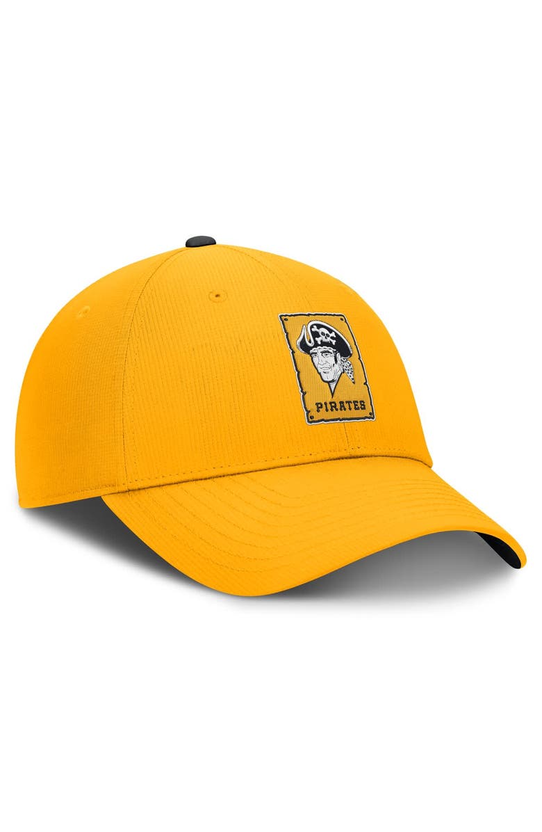 Nike Men's Nike Gold Pittsburgh Pirates Cooperstown Club Dri-FIT Adjustable Hat, Alternate, color, Gold