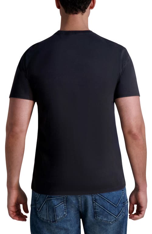 Karl Lagerfeld Paris Gothic Karl Logo Graphic T-shirt In Black