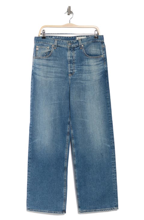 Knoxx High Waist Ankle Baggy Boyfriend Jeans