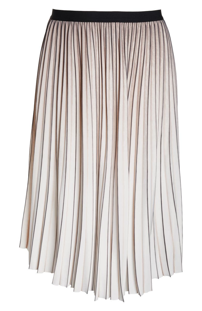 NIC+ZOE Stripe Pleat Skirt, Alternate, color, 