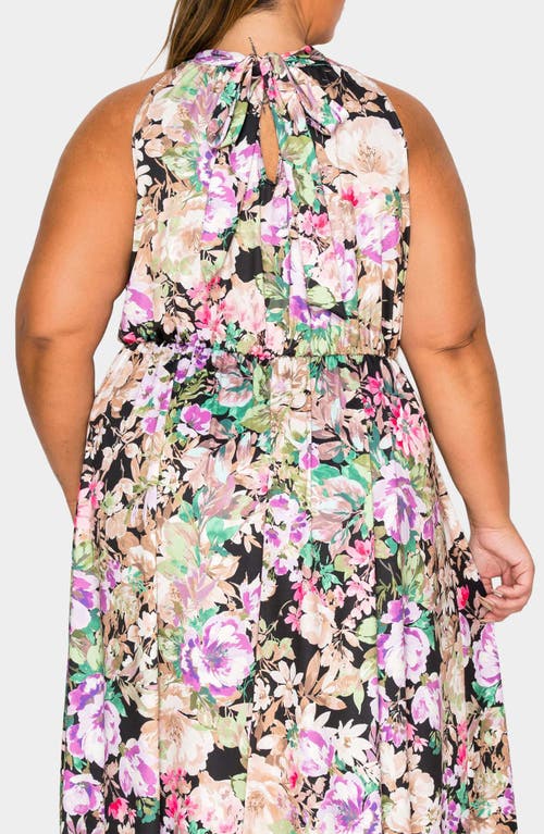 L I V D Bryony Floral Print Sleeveless Dress In Multi