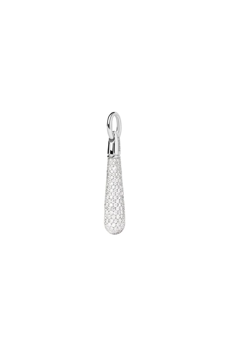 PDPAOLA Pavé Large Drop Pendant, Main, color, Silver