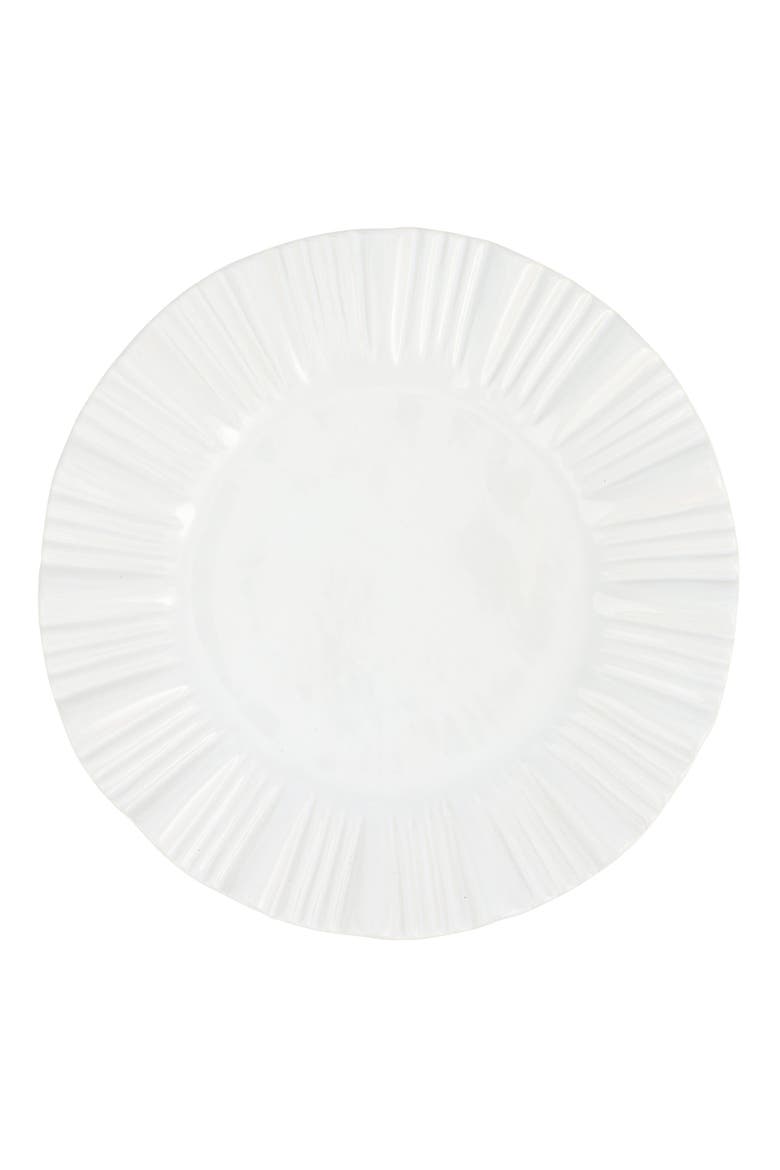 Bari American Dinner Plate, Main, color, WHITE