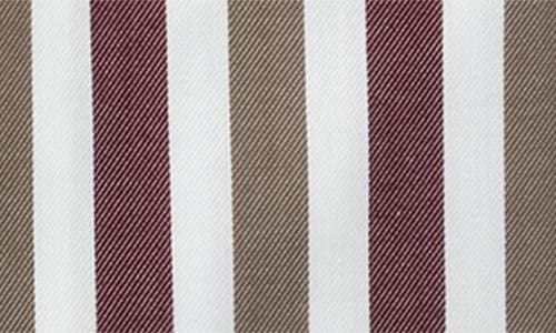 1863 By Eterna Slim Fit Stripe Non-iron Cotton Twill Dress Shirt In Multi
