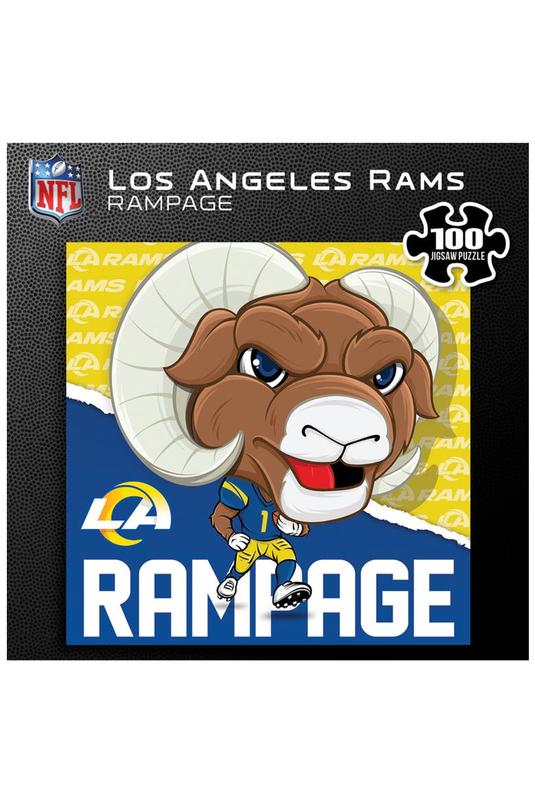 Los Angeles Rams Mascot 100 Piece Puzzle, Alternate, color, Multicolor