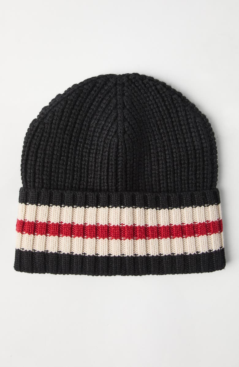 Brunello Cucinelli Cashmere Feather yarn English rib knit beanie, Alternate, color, 