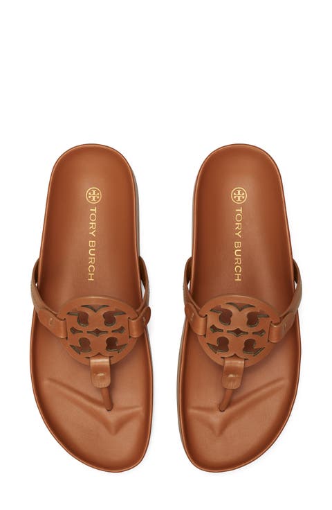 人気】TORYBURCH⭐定番で履きやすいバレーシューズ⭐ブラウン25