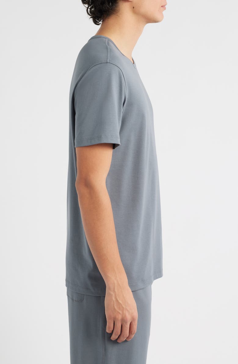 Daniel Buchler Stretch Cotton & Modal Blend Pajama T-Shirt, Alternate, color, Ocean