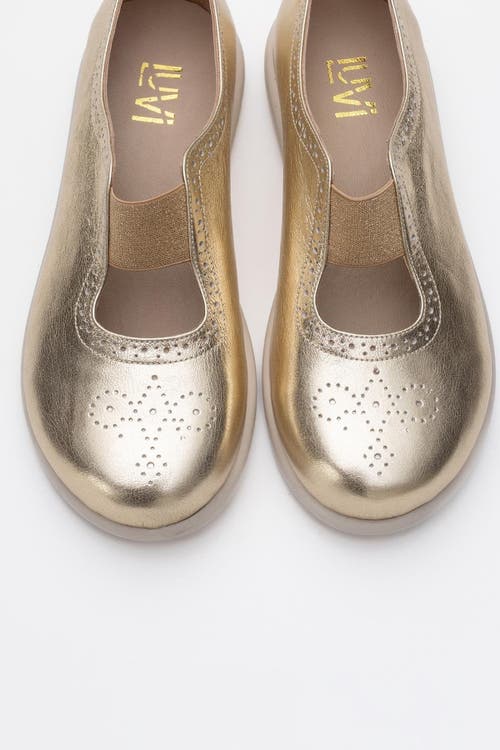 Forever & Always Shoes Chelle Elastic Leather Flat