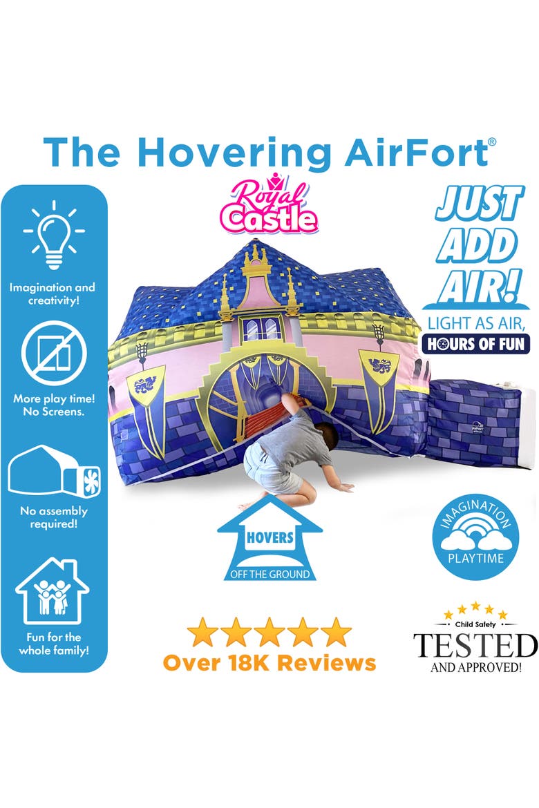 Hovering Instant Play Air Fort, Alternate, color, Royal Castle