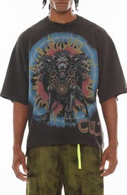 Cult of Individuality May the Bridges I Burn Oversize Graphic T-Shirt