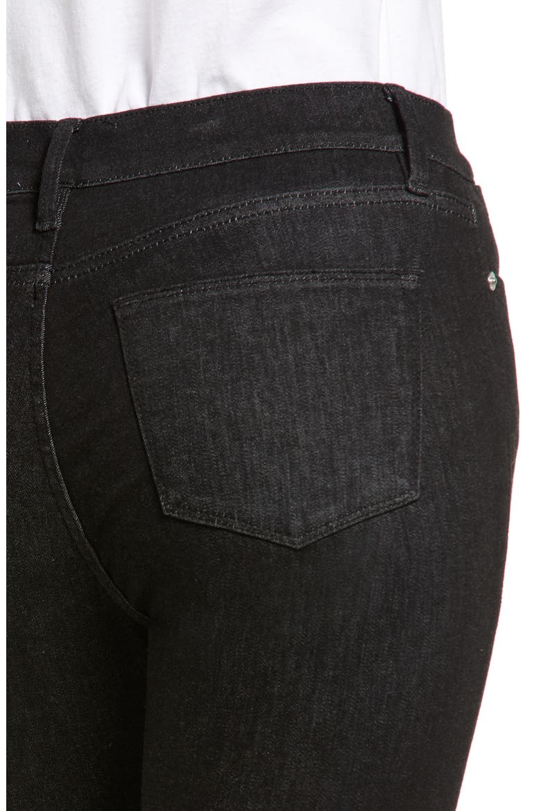 Le High Skinny Jeans, Alternate, color, CORVO SLIT