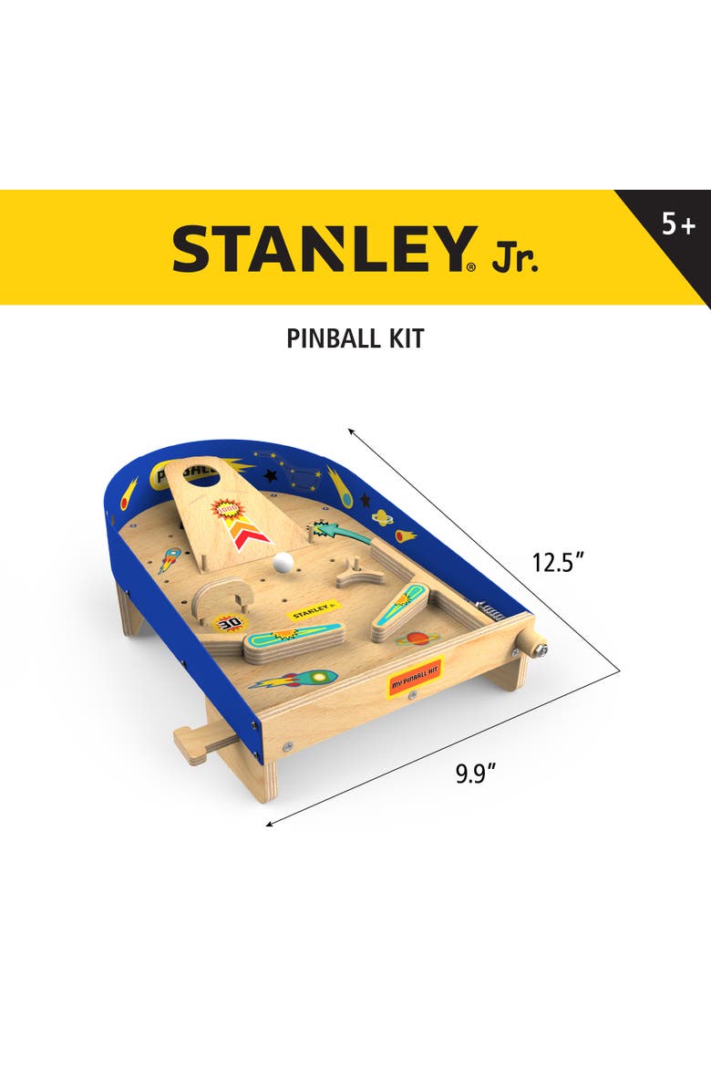 Stanley Jr. Pinball Machine Kit, Alternate, color, Multi Color