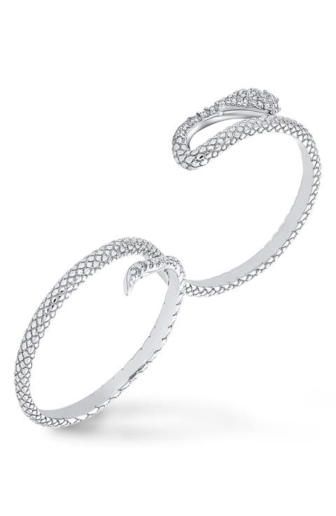 Sterling Silver Two-Finger Ring
