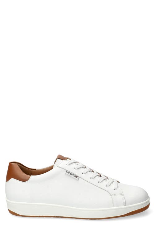 Mephisto Hasko Low Top Sneaker In White