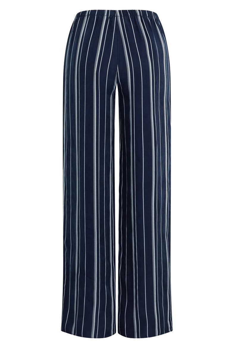 The Everything Striped Wide Leg Pants, Alternate, color, MIDNIGHT GREY STRI
