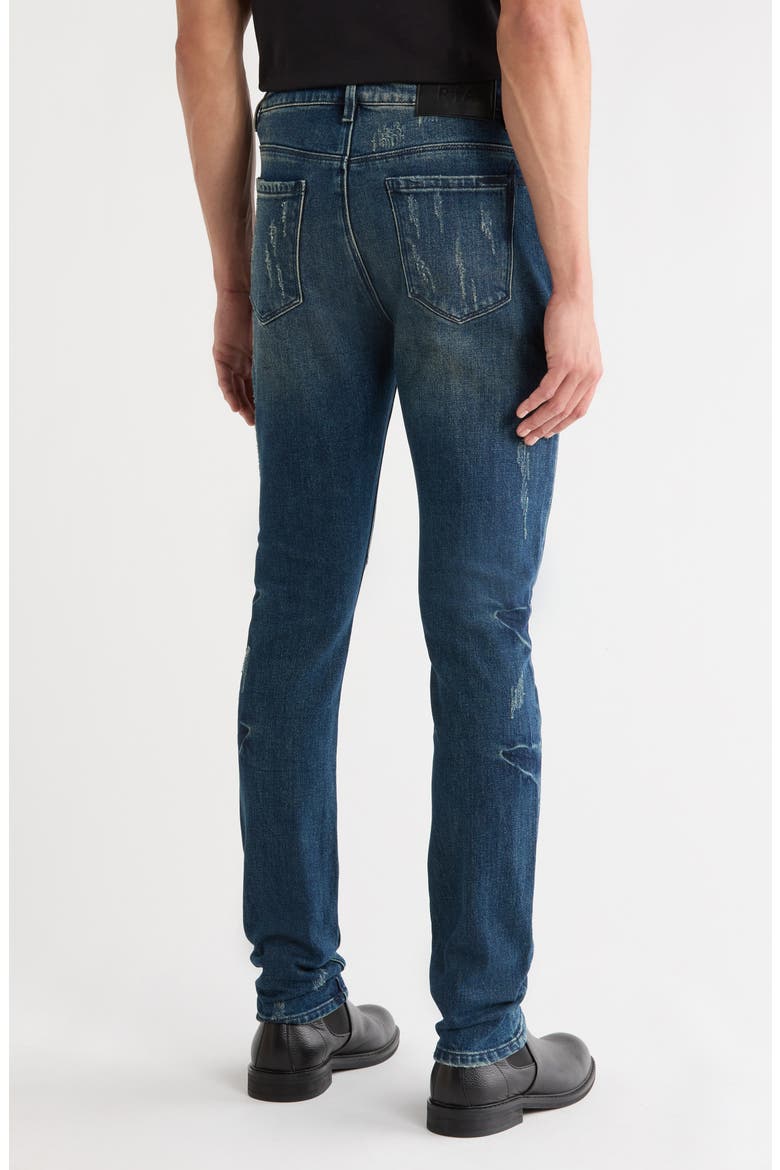 Bryant Skinny Jeans, Alternate, color, NAVY AURA