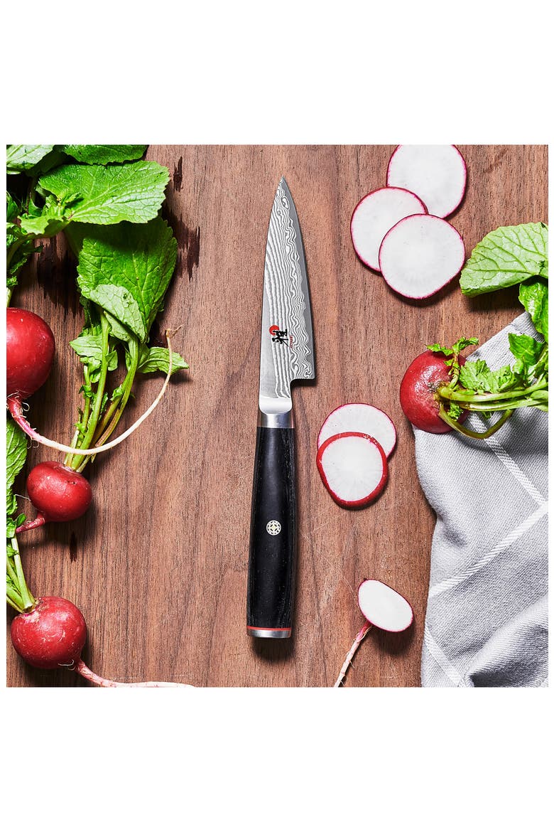 Kaizen II 3.5-Inch Pakka Wood Paring Knife, Alternate, color, BLACK