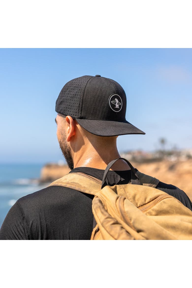 Diego Performance Snapback Hat, Alternate, color, Black