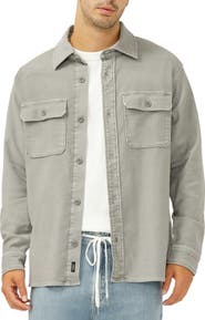 Silver Jeans Co. Field Cotton Blend Button-Up Shirt Jacket