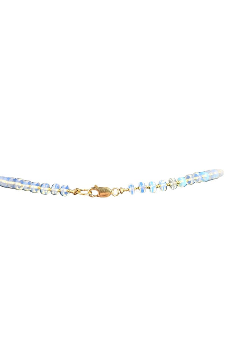 Opalite Necklace, Alternate, color, Blue