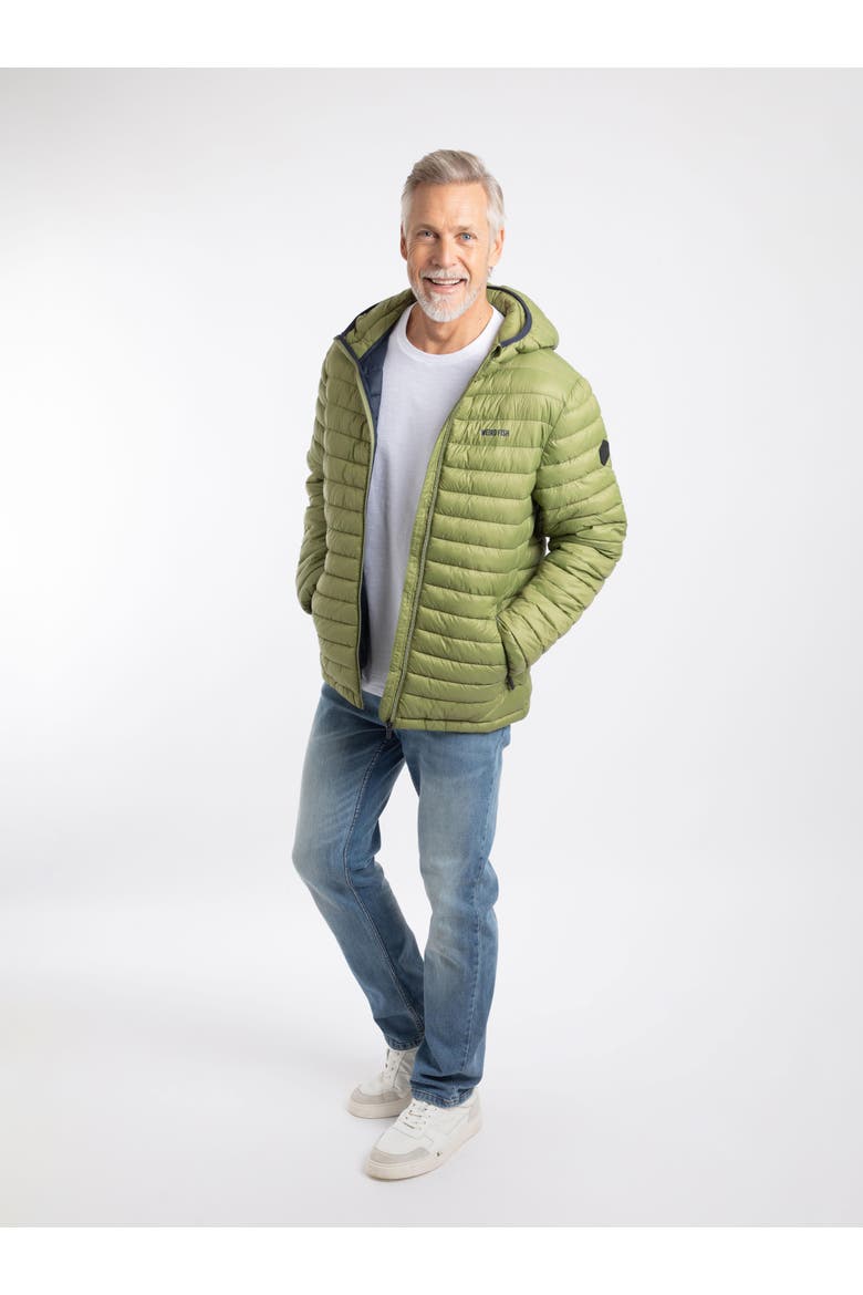 Flete Showerproof Padded Jacket, Alternate, color, Washedoak