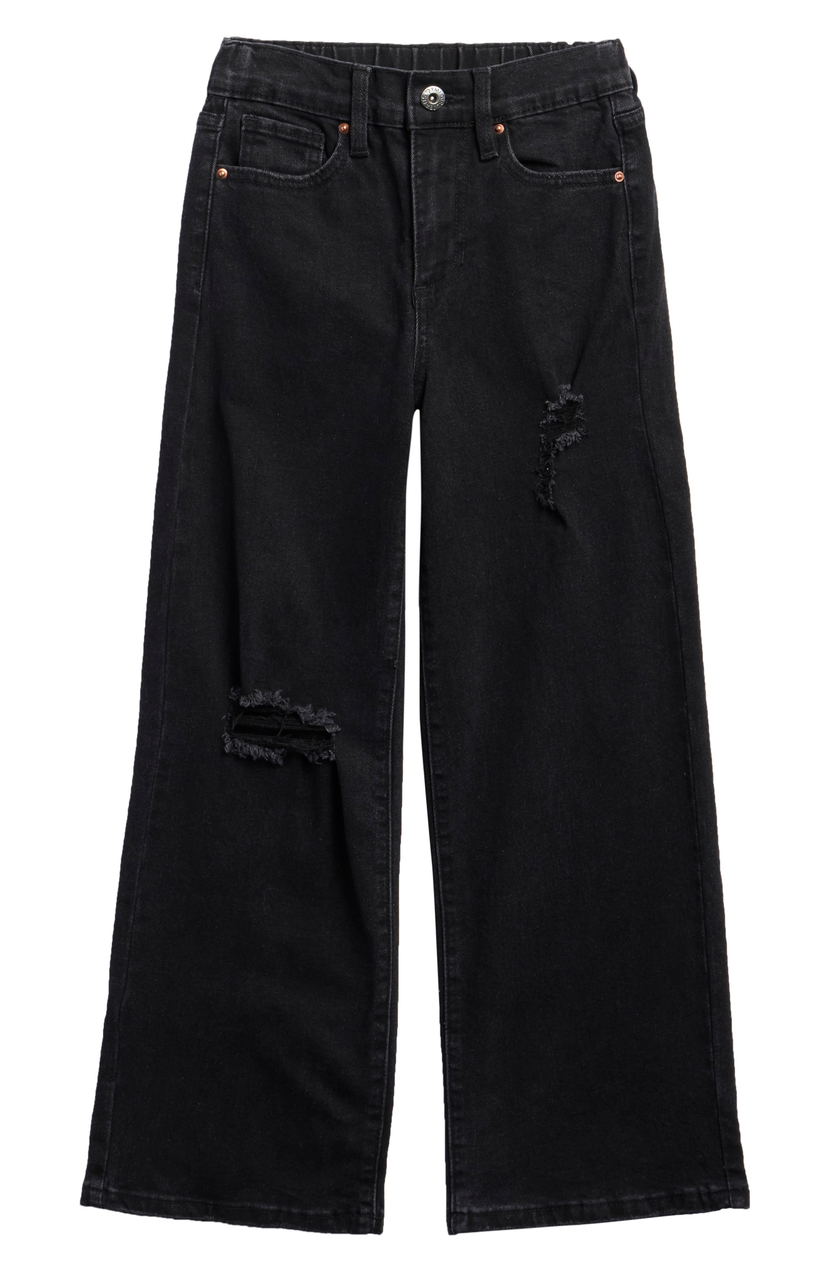 YMI Kids' Elastic Back Wide Leg Jeans