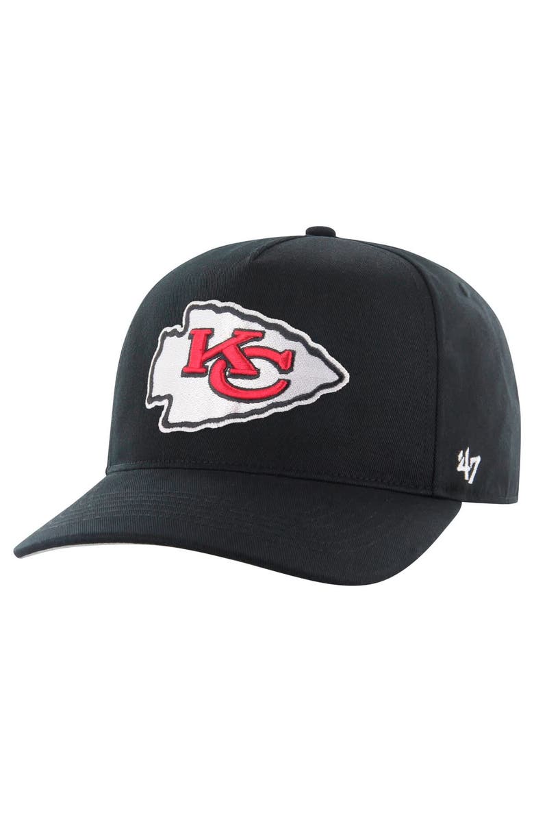 '47 Men's '47 Black Kansas City Chiefs Hitch Adjustable Hat, Main, color, Black