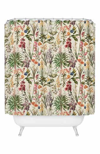 Deny Designs Secret Garden XIX Floral Print Shower Curtain