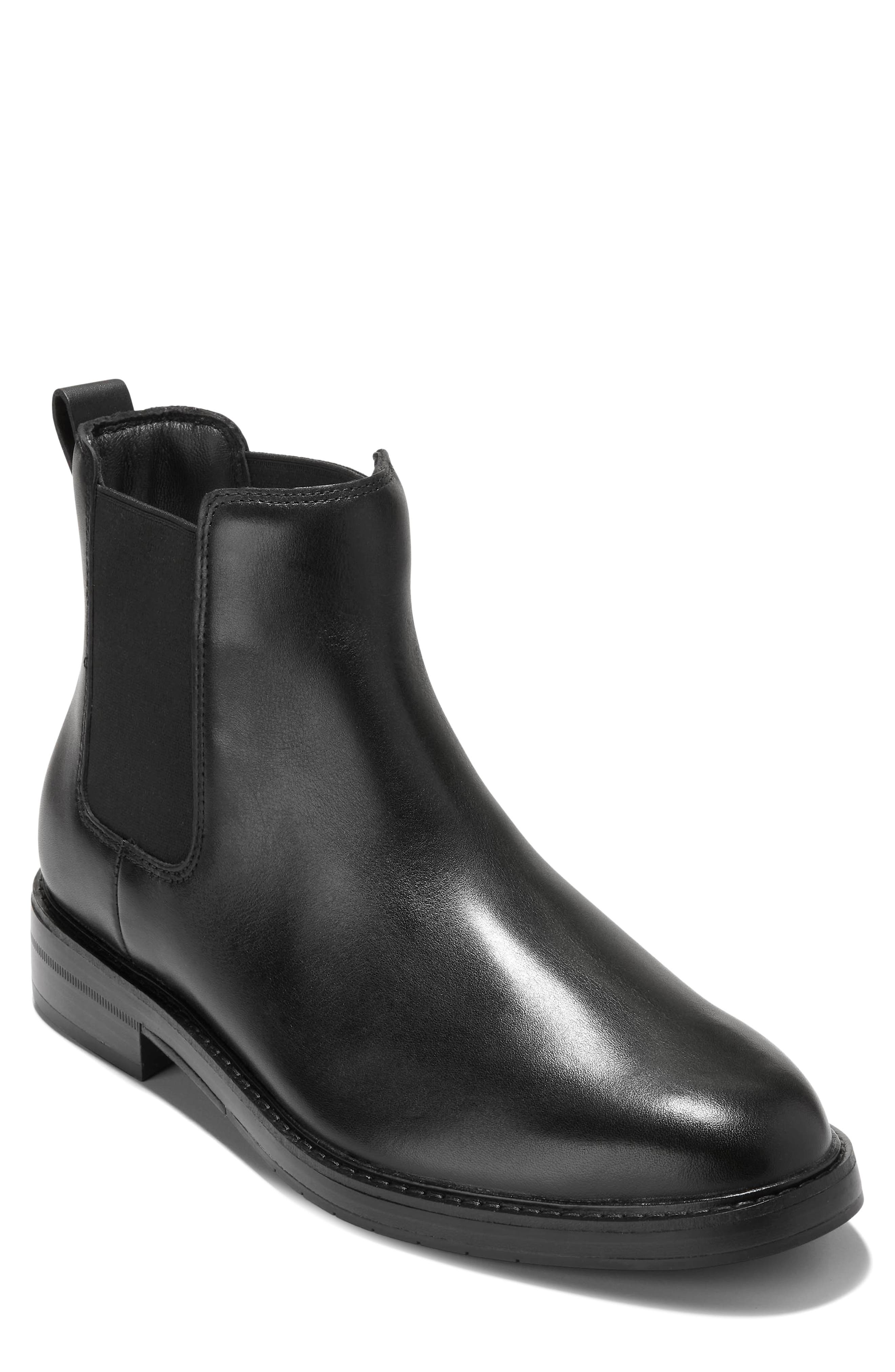 Cole Haan Judson Grand Chelsea Boot, Main, color, Black Black