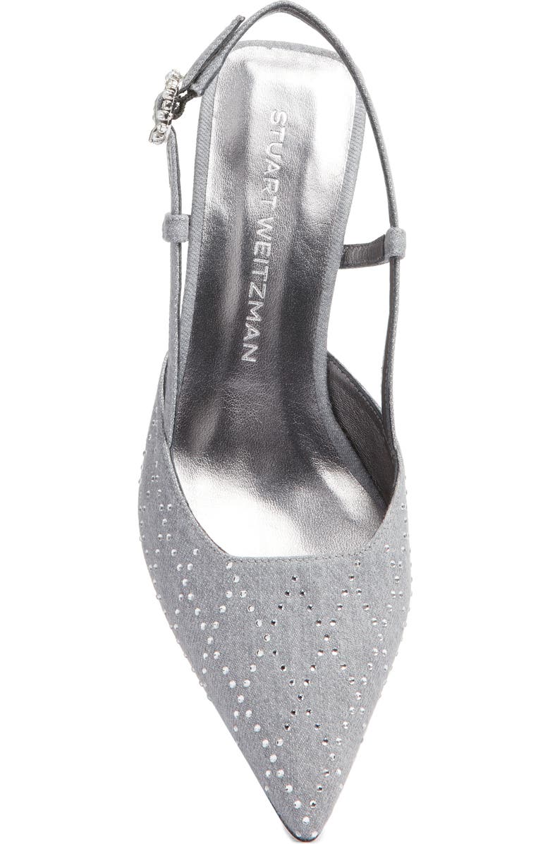 Stuart Weitzman Vinnie Crystal 50 Slingback Pump, Alternate, color,