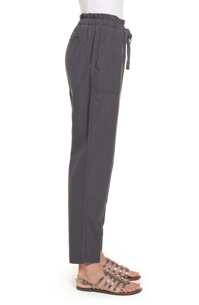 Caslon<sup>®</sup> Drawstring Waist Ankle Pants, Alternate, color, 