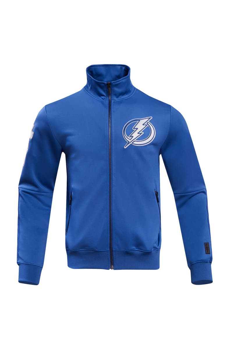 PRO STANDARD Men's Pro Standard Blue Tampa Bay Lightning Classic Chenille Full-Zip Track Jacket, Alternate, color, Blue