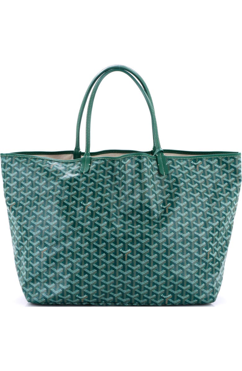 Pre-Owned Goyard Saint Louis Tote Coated Canvas GM, Alternate, color, Green