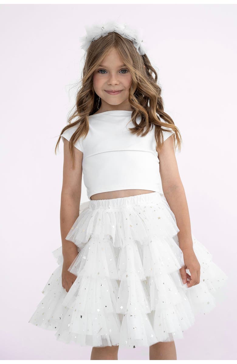 Mini Celebrities Moon Tutu Skirt, Alternate, color, To Moon White
