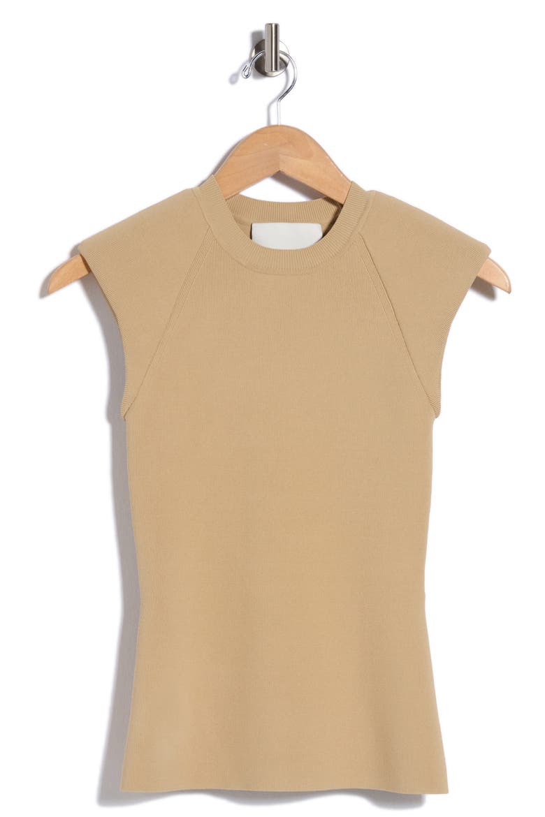 Compact Rib Structured Top, Alternate, color, KHAKI