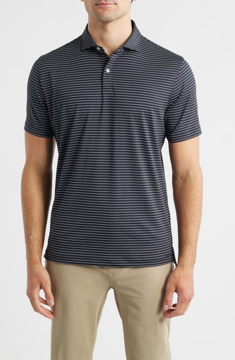 Beau Stripe Performance Polo