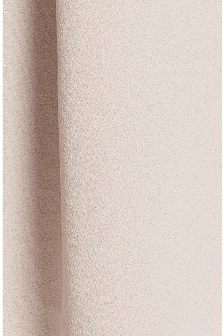 Sleeveless Crepe Shift Dress, Alternate, color, SAND
