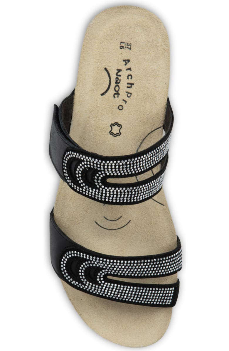 Naot Ainsley Arch Pro Sandal, Alternate, color, Black Leather