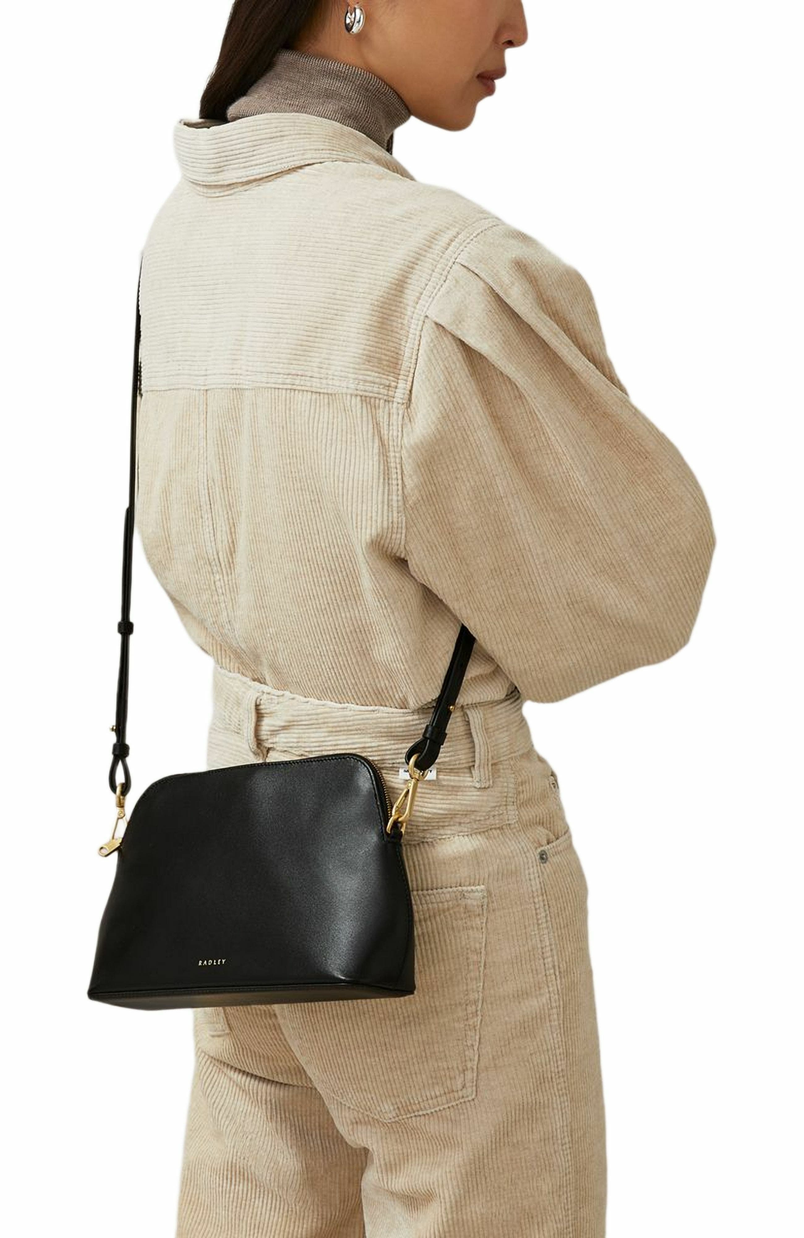 Radley Liverpool Street Medium Ziptop Crossbody Bag, Alternate, color, Black