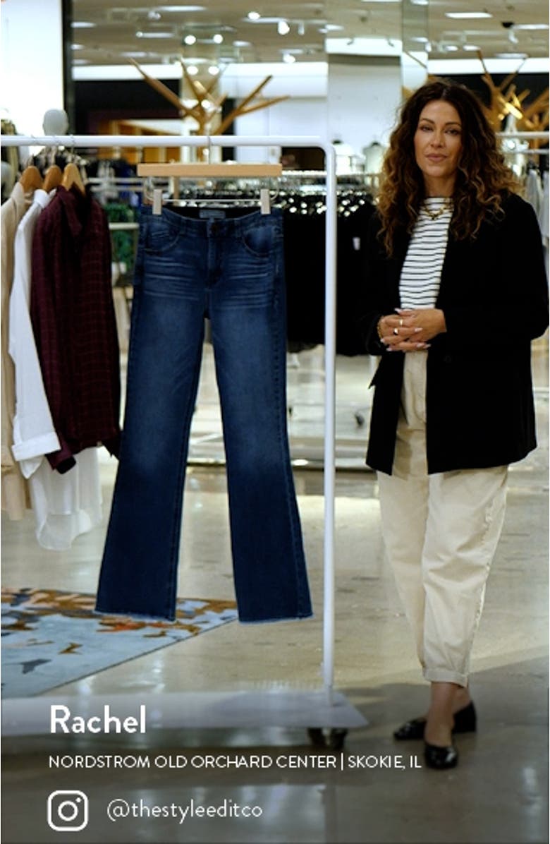 'Ab'Solution High Waist Itty Bitty Bootcut Jeans, sales video thumbnail