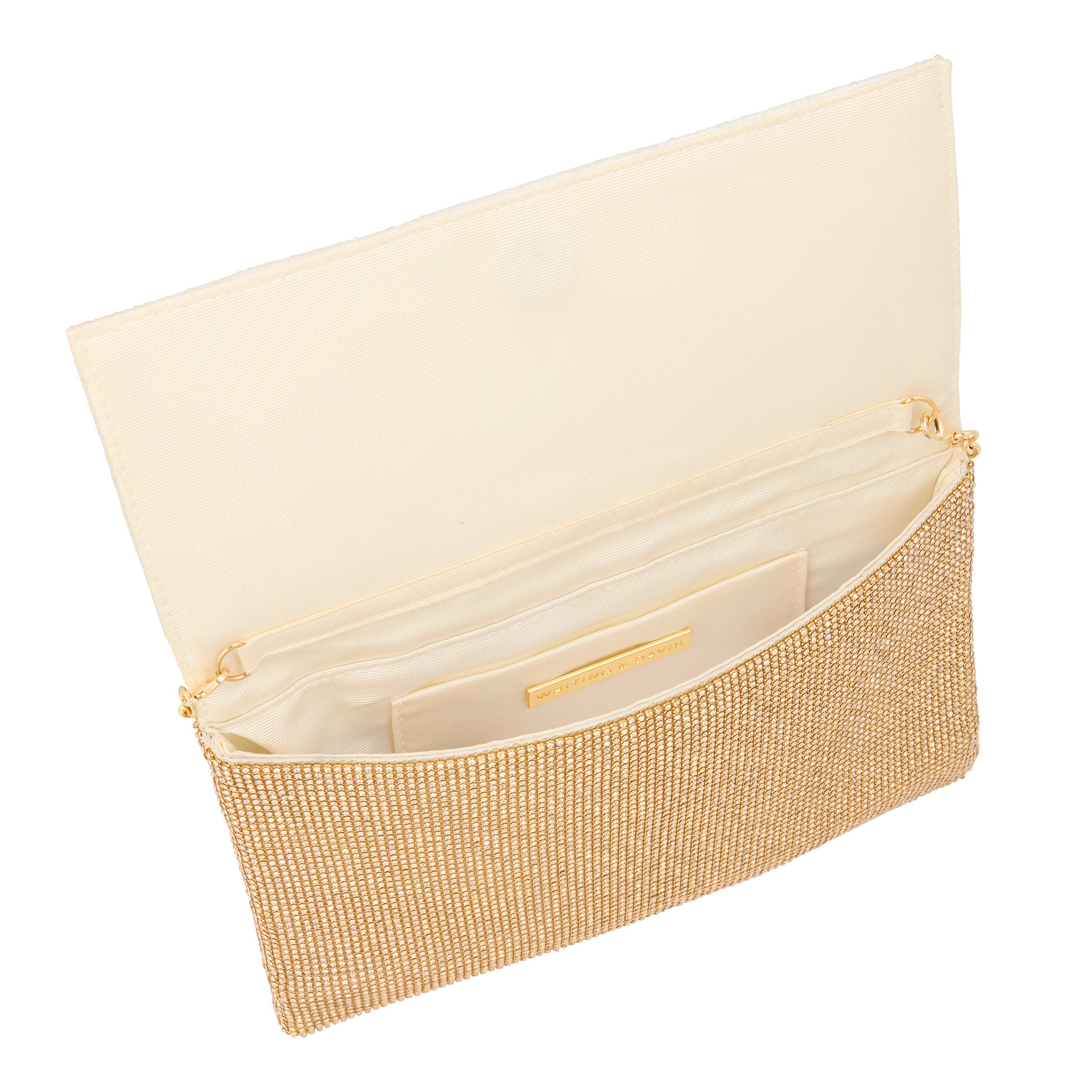 Gemma Crystal Clutch, Alternate, color, Gold