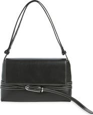 LIFFNER Belted Leather Shoulder Bag