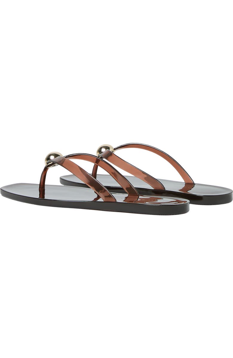 Loeffler Randall Jovie Jelly Flip Flop, Alternate, color, Brown