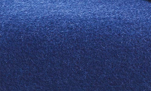 Petite Plume Fringe Wool & Cashmere Throw Blanket In Navy