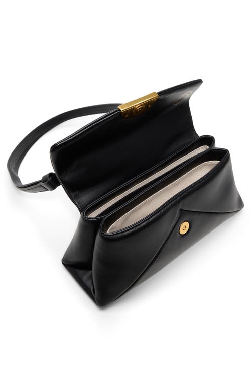 Ted Baker London Selene Leather Shoulder Bag In Black