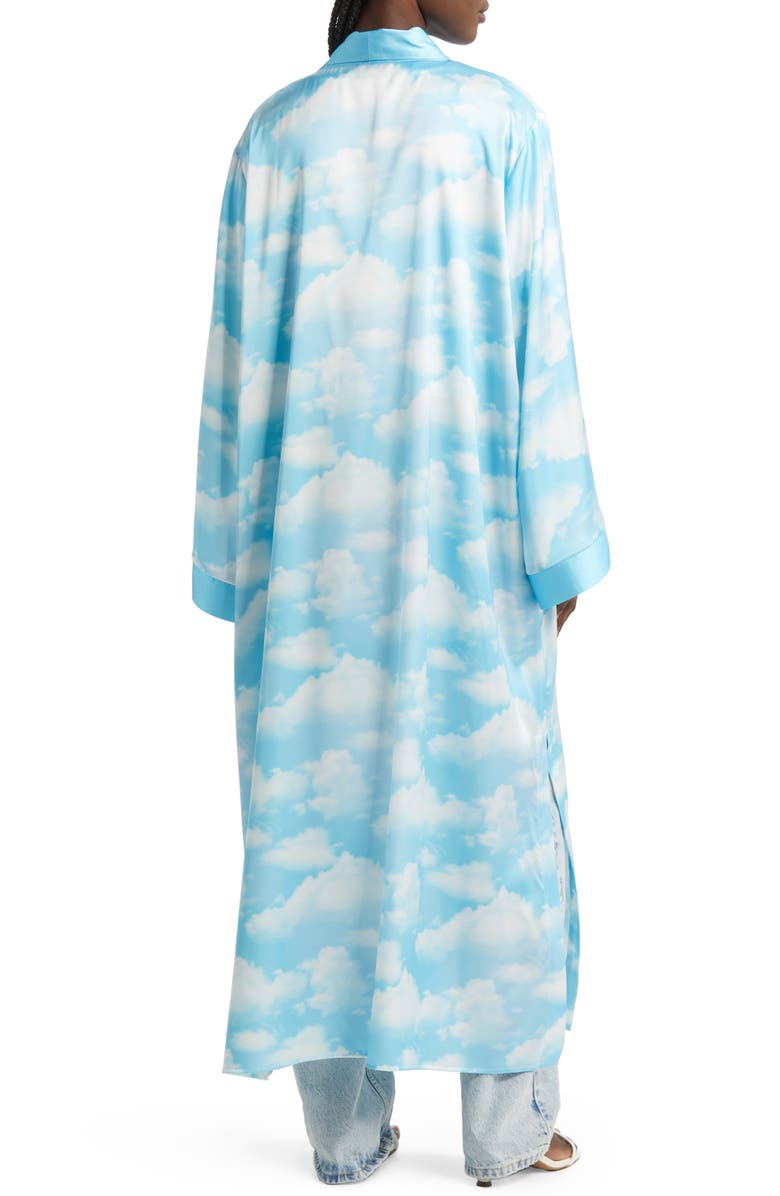 Dressed in Lala Tie Waist Satin Overlay, Alternate, color, 
