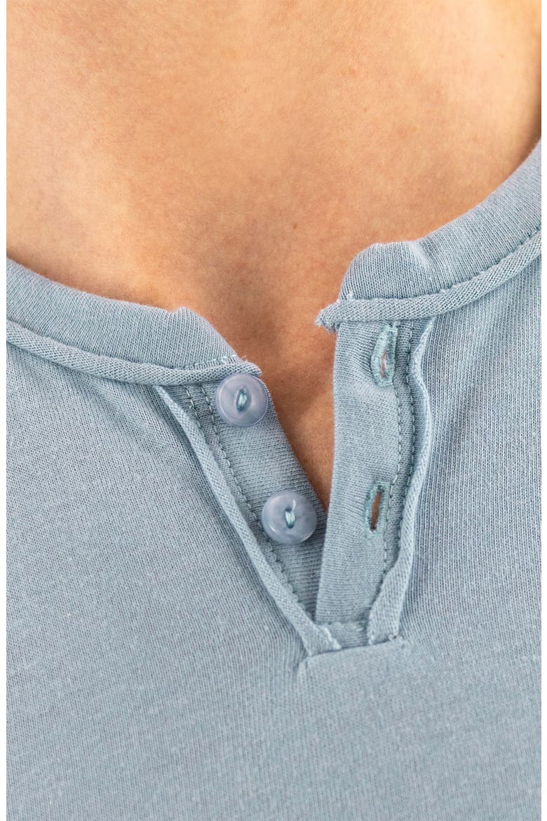 Short Sleeve Henley, Alternate, color, DUSTY BLUE