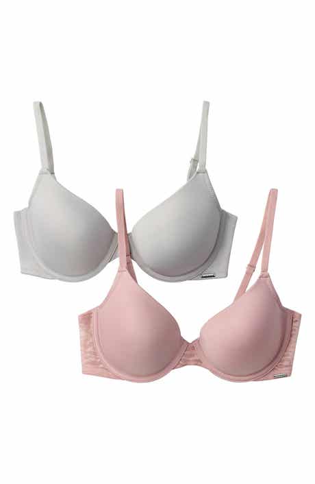 HALSTON Animal Mesh 2-Pack T-Shirt Bras